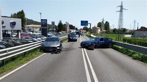 Incidente Sulla Feltrina Tre Mezzi Coinvolti Gli Automobilisti