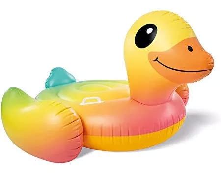 Pato Inflable Intex Patito De Hule Pool Party Salvavidas En Venta En