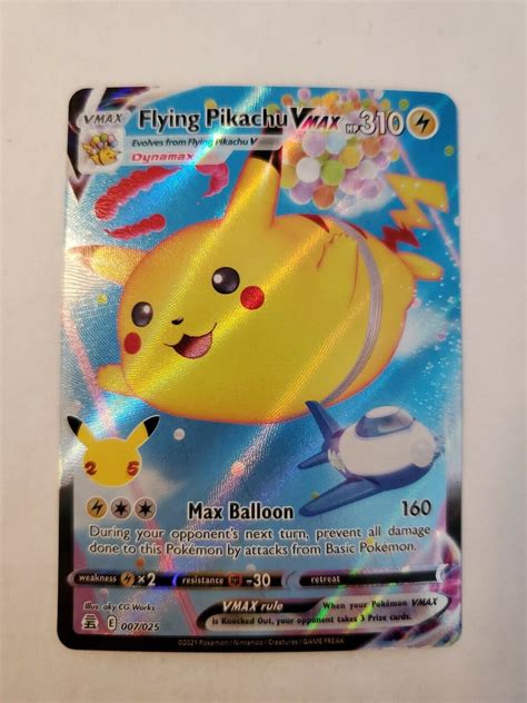 Mavin Flying Pikachu Vmax Nm Celebrations Ultra Rare