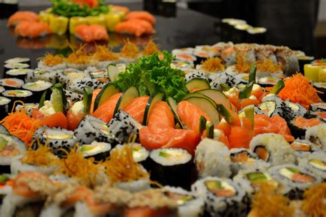 Free Images Dish Meal Cuisine Buffet Asian Food Sushi Hors D