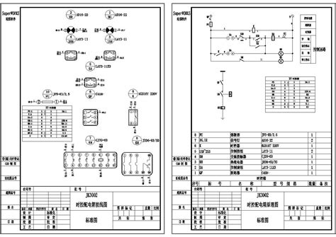 非常实用的配电箱设计cad全套图纸（共8张）设备控制原理图土木在线