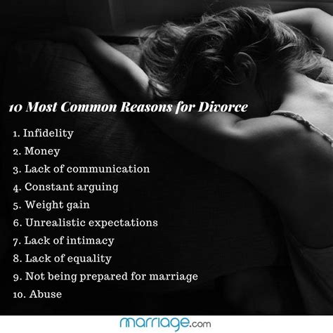 Lets Look At The 10 Most Common Reasons For Divorce And Hope That You Can Learn From The