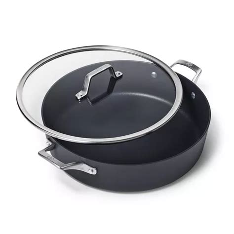 Calphalon Premier Hard Anodized Nonstick Skillet With Lid Sur La