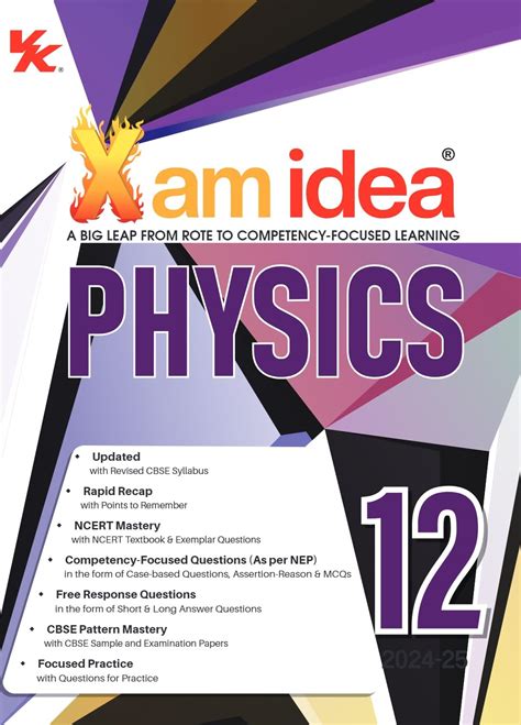 Buy Xam Idea Physics Class 12 Book CBSE Board Chapterwise Question