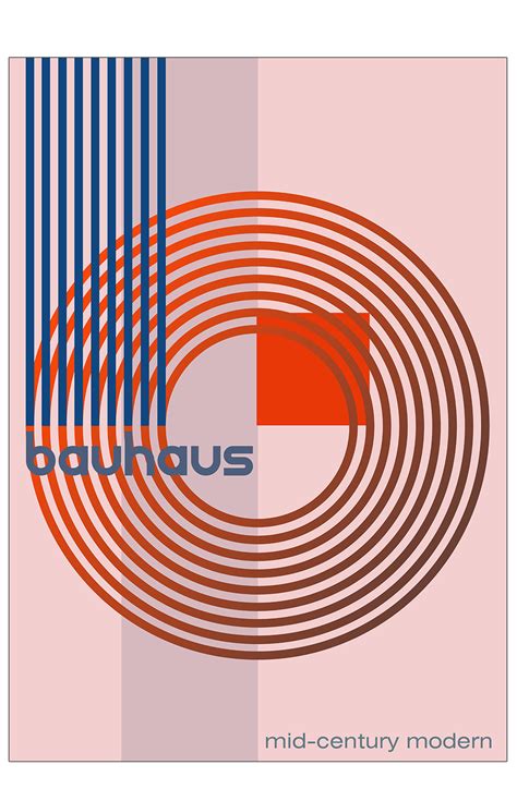 Ditlev Bauhaus Kreisplakat Poster Permild And Rosengreen