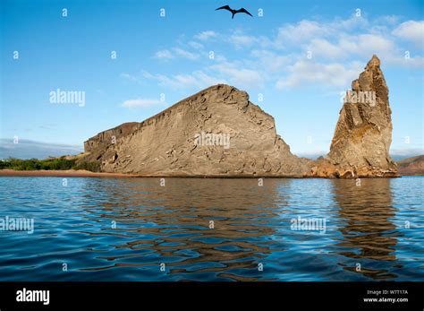 Pinnacle Rock Iconic Galapagos Landmark Formed Of Eroded Tuff Stone