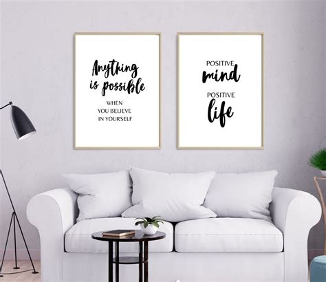 Wachstum Mindset Drucke 2er Set Drucke Geschenk für Etsy de