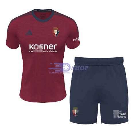 Camiseta Osasuna 2023 2024 Primera Equipación Niño Kit