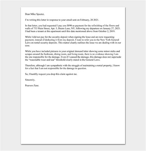 40 Free Demand Letter Templates All Types With Samples Word Pdf