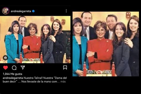 Andrea Legarreta Reveló Que Ella No EliminÓ A Alfredo Adame En Foto De Hoy Con Talina Fernández