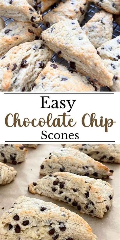 Easy Chocolate Chip Scones Recipe The Scone Blog