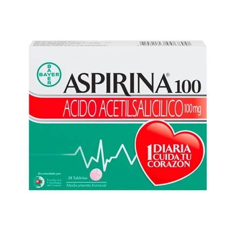 Aspirina 100 Mg Caja X 140 Tab Sobre X 28 Tab Bayer Casa Y Salud Droguerías Y Minimarket