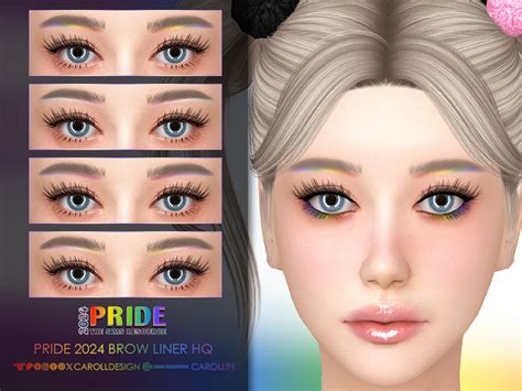 The Sims Resource Pride Brow Liner Hq