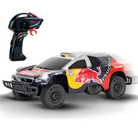 Voiture radiocommandée Peugeot Red Bull Dakar sur King jouet