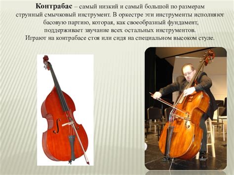 СТРУННЫЕ СМЫЧКОВЫЕ ИНСТРУМЕНТЫ
