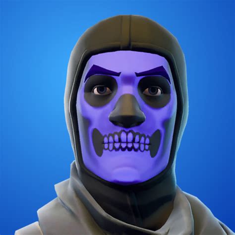 Purple Glow Skull Trooper Fortnite Epic