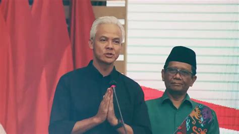 Pdi Perjuangan Umumkan Mahfud Md Sebagai Cawapres Pendamping Ganjar Pranowo