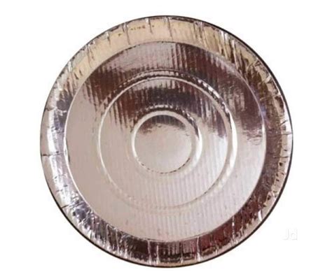 13inch Silver Foil Paper Plate At Rs 2 13 Piece Sultanpur ID