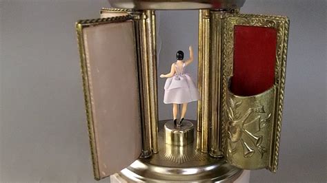 Vintage Swiss Reuge Dancing Ballerina Music Box Youtube