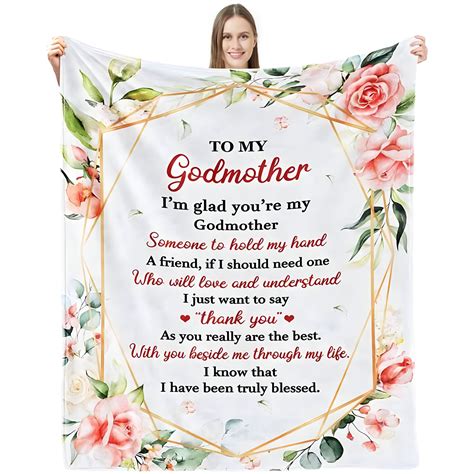 Godmother Blanket For Mothers Day T From Goddaughter Godson Birth