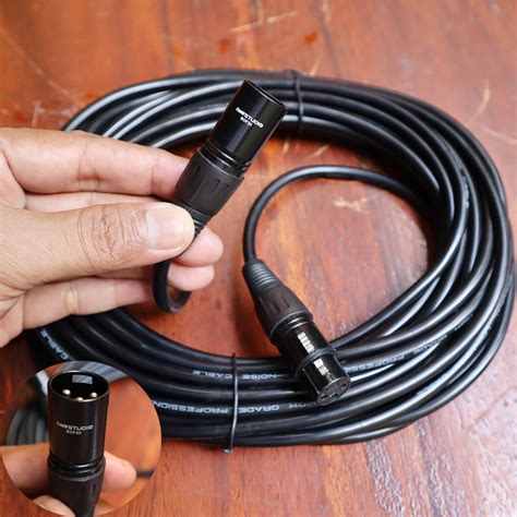 Jual Kabel Mic To Mixer XLR Male To Female TUFFSTUDIO Cable Mik Jadi