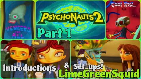 Psychonauts Let S Play Pt Intros Set Ups Youtube