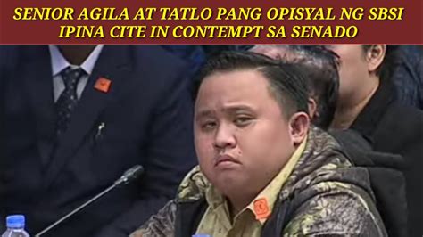 Leader Ng Sbsi Na Si Senior Agila At Tatlo Pang Opisyales Nakadetene