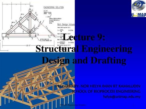 PPT - Lecture 9: Structural Engineering Design and Drafting PowerPoint ...