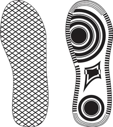 Footwear Shoe Prints Vectors