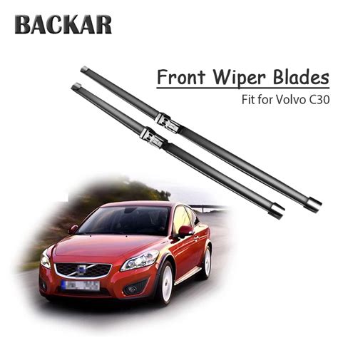 Backar Pcs Auto Car Front Windshield Rubber Wiper Blades For Volvo C