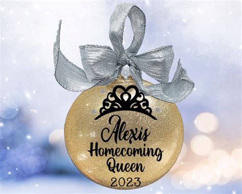 Crown Christmas Ornament/personalized Homecoming Court - Etsy