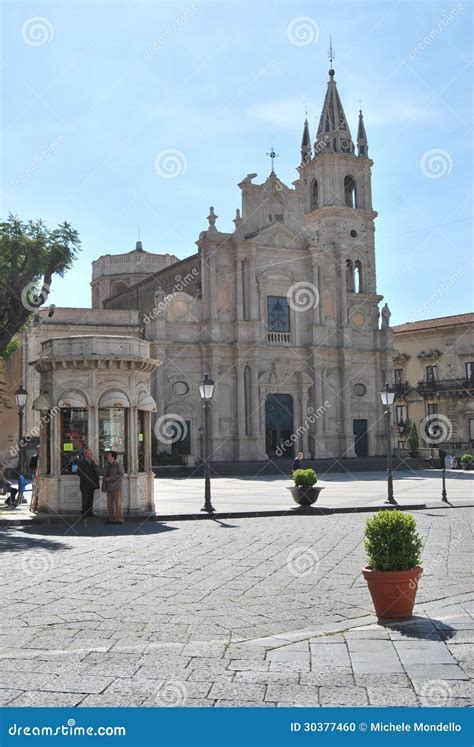 Acireale Sicily Editorial Image Image Of Buildings 30377460