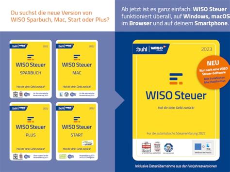 WISO Steuer 2023 Steuerjahr 2022 Postzustellung Amazon De Software