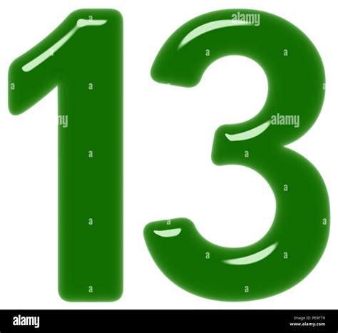 Number Thirteen Clipart