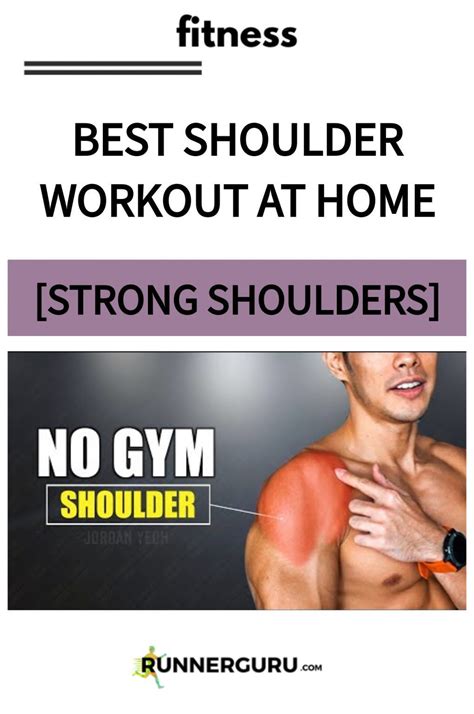 Best shoulder workout at HOME [strong SHOULDERS] | RunnerGuru