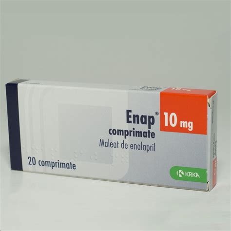 Enap 10 Mg X 20 Compr 10mg Krka Dd Novo Mesto Vezi Prospectul