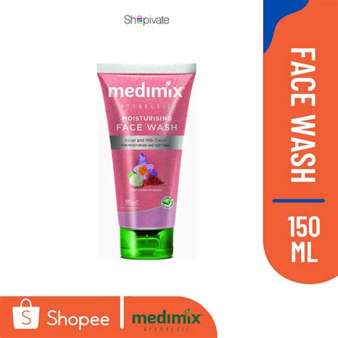 Medimix Ayurvedic Moisturising Face Wash Kumkumadi Oil Milk Cream