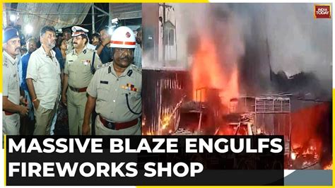 Dead Several Injured As Fire Breaks Out At Firecracker Godown In