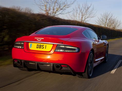 Fondos De Pantalla Aston Martin DBS 2011 Rojo Auto Vista Trasera