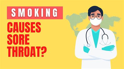 Can Smoking Cause Poor Oral Health And Sore Throat Youtube