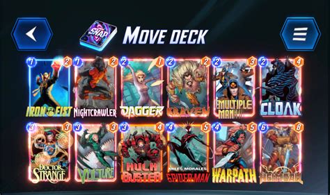 Marvel Snap Move Deck Tier List Gameskinny