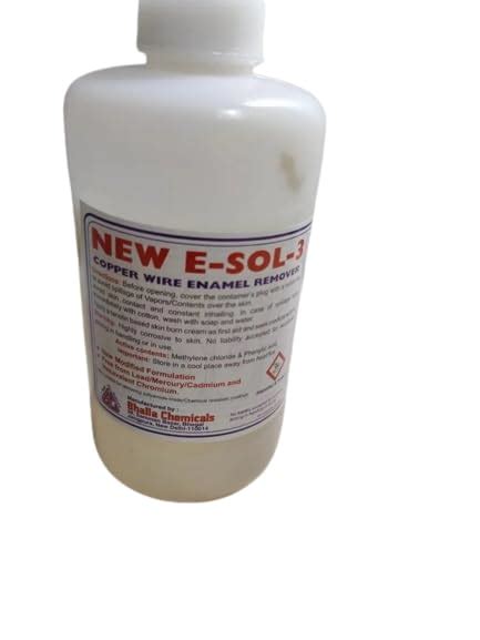 New E SOL 3 Copper Wire Enamel Remover Packaging Type Bottle Amazon