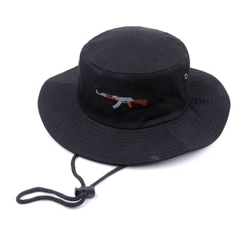 Custom Men Plain Wide Brim Fisherman Bucket Hats Wholesale