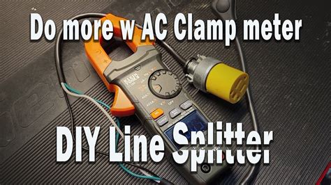 Diy Line Splitter For Ac Digital Clamp Meter Youtube