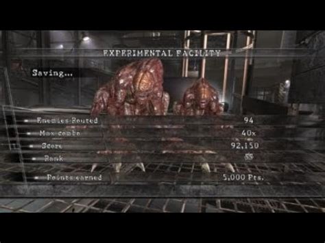 RESIDENT EVIL 5 PS4 The Mercenaries Solo SS Rank Experimental