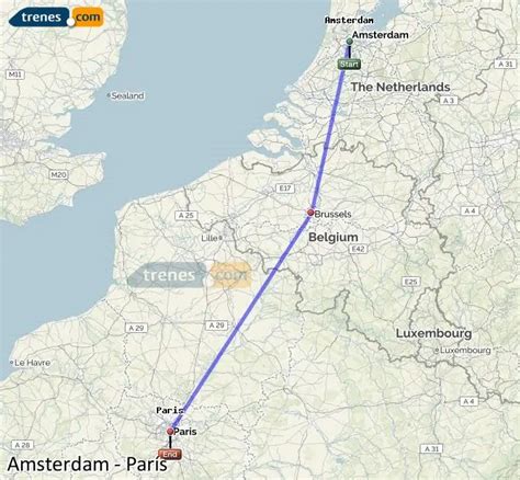 Tren De Amsterdam A París Viaja Cómodo Y Conveniente IFE