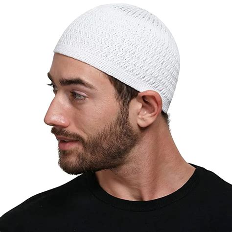 Gorros De Oraci N Musulmanes De Punto Para Hombres Gorros Masculinos