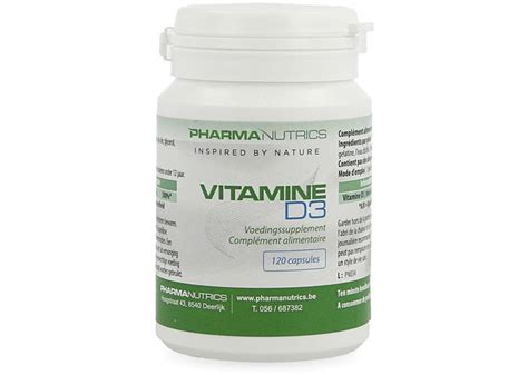 Vit D3 Caps 120 Pharmanutrics Vitamines En Supplementen Homedi