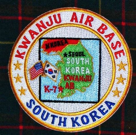 Patch from Kwang Ju Air Base, Korea | Us air force, Usaf, Air