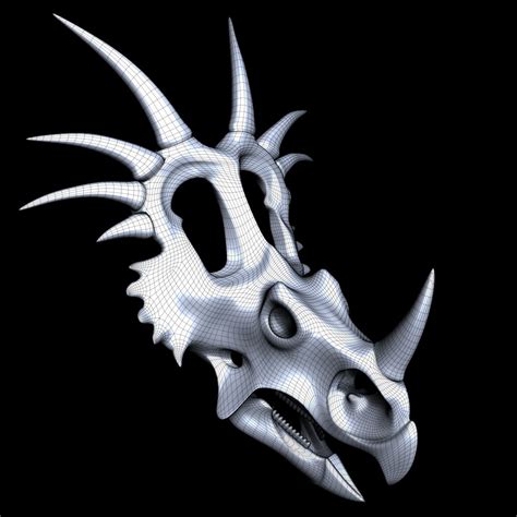 Styracosaurus Skull 3D Model $39 - .ma .fbx - Free3D